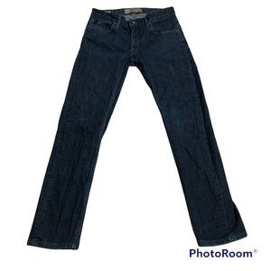 Penguin Men's Low Rise Skinny Size 31x30 Blue Denim Dark Wash Stretch Jeans